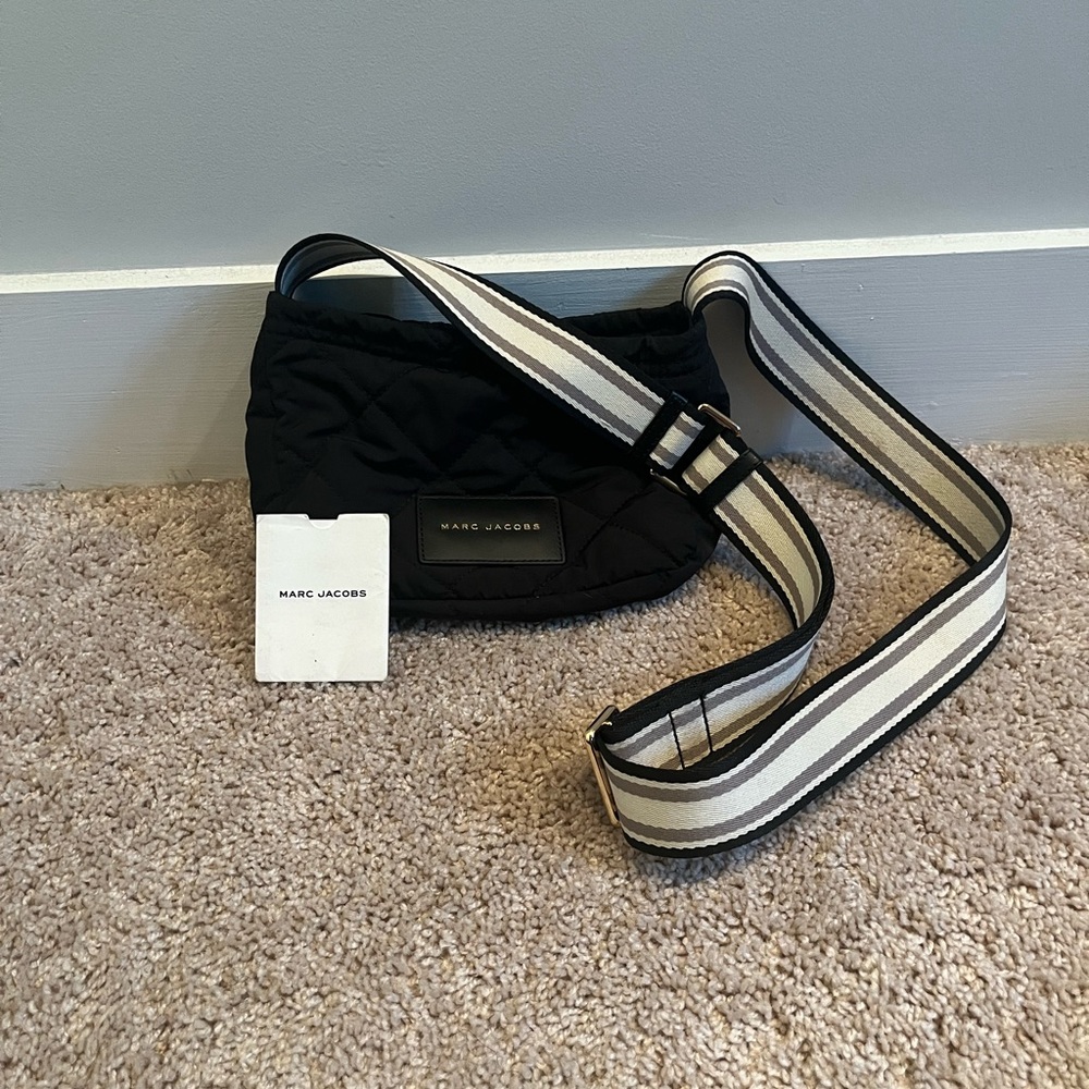 Marc Jacobs black messenger bag